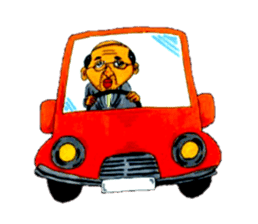 leisurely uncle nontetsu sticker #6748337