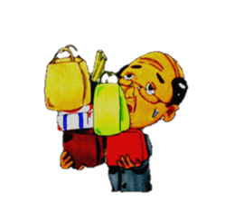 leisurely uncle nontetsu sticker #6748338