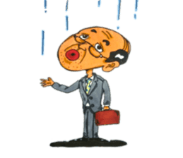 leisurely uncle nontetsu sticker #6748342