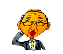 leisurely uncle nontetsu sticker #6748344