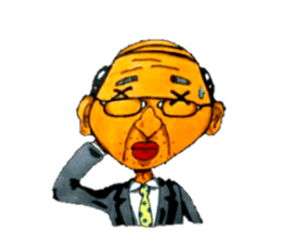 leisurely uncle nontetsu sticker #6748344