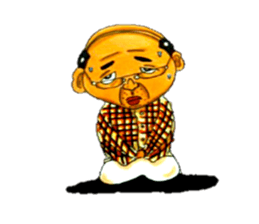 leisurely uncle nontetsu sticker #6748346