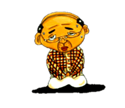 leisurely uncle nontetsu sticker #6748346