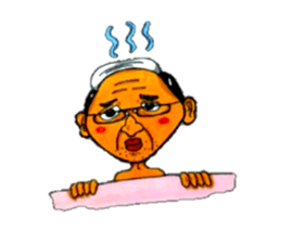 leisurely uncle nontetsu sticker #6748347