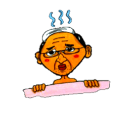 leisurely uncle nontetsu sticker #6748347