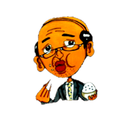 leisurely uncle nontetsu sticker #6748348