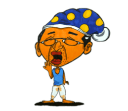 leisurely uncle nontetsu sticker #6748351