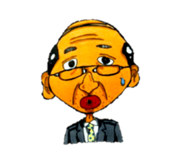 leisurely uncle nontetsu sticker #6748353