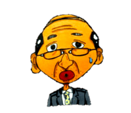 leisurely uncle nontetsu sticker #6748353