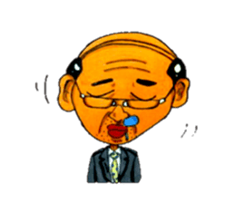 leisurely uncle nontetsu sticker #6748355