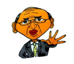 leisurely uncle nontetsu sticker #6748356