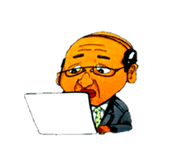 leisurely uncle nontetsu sticker #6748360