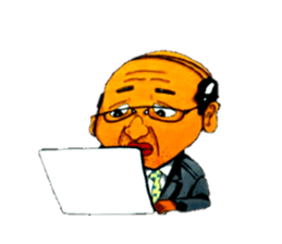 leisurely uncle nontetsu sticker #6748360