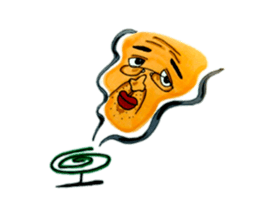 leisurely uncle nontetsu sticker #6748361