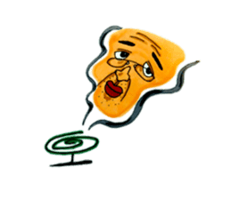 leisurely uncle nontetsu sticker #6748361