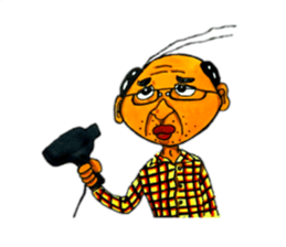 leisurely uncle nontetsu sticker #6748362