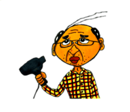 leisurely uncle nontetsu sticker #6748362