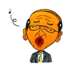 leisurely uncle nontetsu sticker #6748363