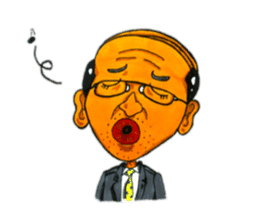 leisurely uncle nontetsu sticker #6748363