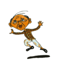 leisurely uncle nontetsu sticker #6748366