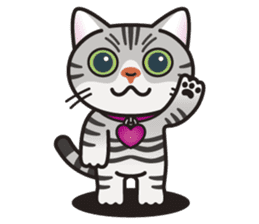 AMERI the American Shorthair Cat sticker #6748568