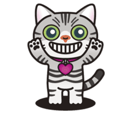 AMERI the American Shorthair Cat sticker #6748569