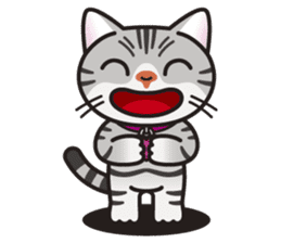 AMERI the American Shorthair Cat sticker #6748570