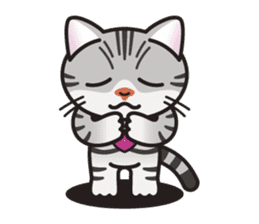 AMERI the American Shorthair Cat sticker #6748583
