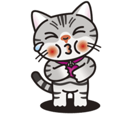 AMERI the American Shorthair Cat sticker #6748594