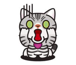AMERI the American Shorthair Cat sticker #6748597