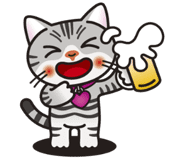 AMERI the American Shorthair Cat sticker #6748601