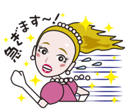 Shining musical star sticker #6749021