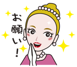 Shining musical star sticker #6749035