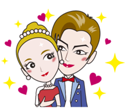 Shining musical star sticker #6749039