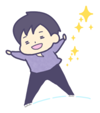 Figure skater Fuji-kun sticker #6749587