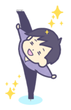 Figure skater Fuji-kun sticker #6749589