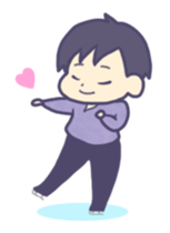 Figure skater Fuji-kun sticker #6749591