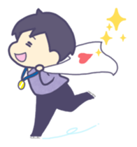Figure skater Fuji-kun sticker #6749595