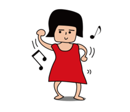 the Girl A sticker #6749614