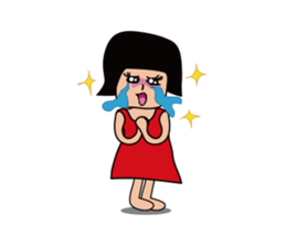 the Girl A sticker #6749631