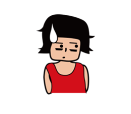 the Girl A sticker #6749632