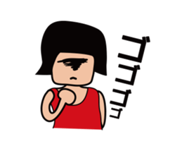 the Girl A sticker #6749635