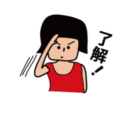 the Girl A sticker #6749644