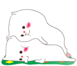 White-san 4 sticker #6749797