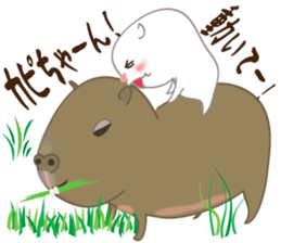 White-san 4 sticker #6749798