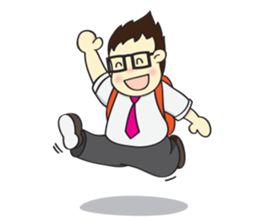 Mr. Glasses! sticker #6750090