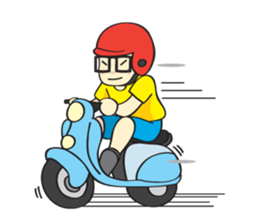 Mr. Glasses! sticker #6750105