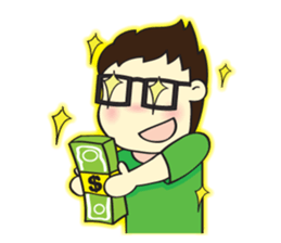 Mr. Glasses! sticker #6750124