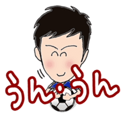 I love soccer boy sticker #6750136