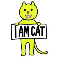My name is cat sticker #6750248